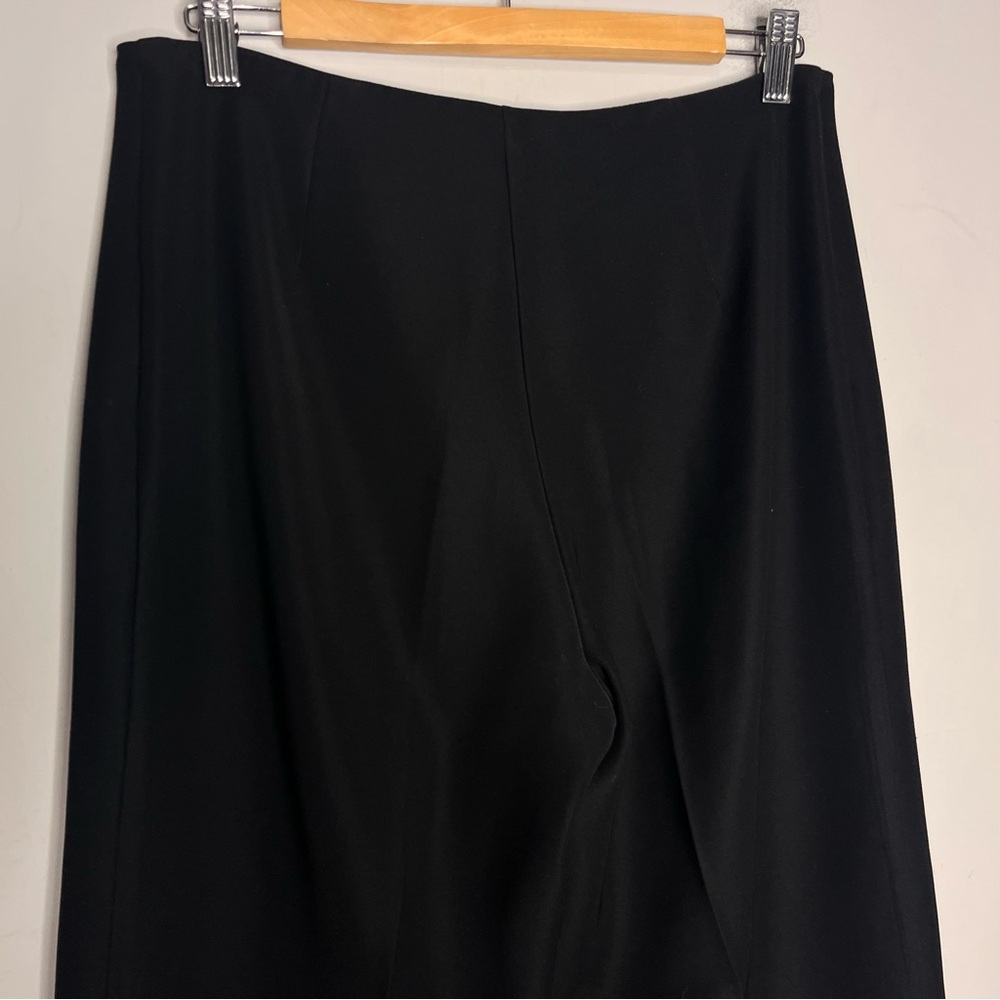 Joseph Ribkoff High Waisted Front Zip Black Dress Pants Straight Leg, size 10 - Picture 7 of 12